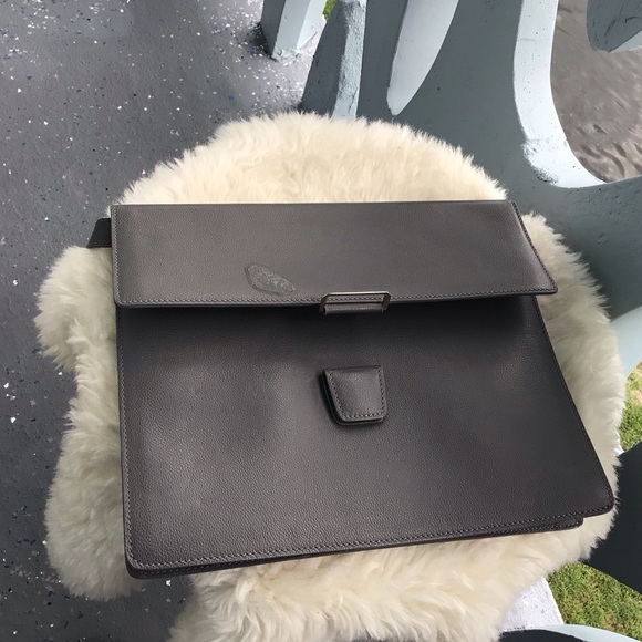 Narciso Rodriguez Leather Messenger with Shoulder Strap - Shows Damage - Picture 9 of 16